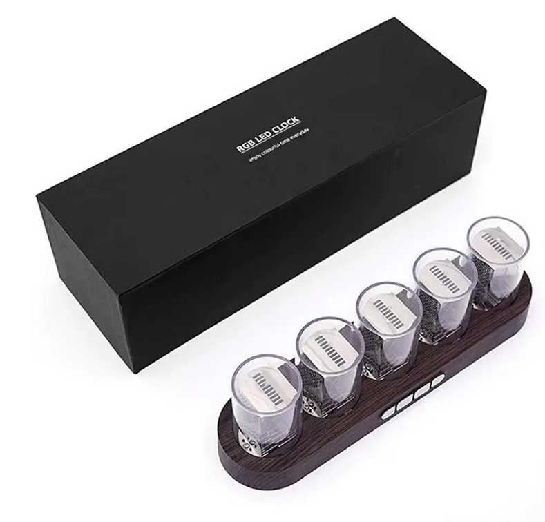 Годинник ламповий Nixie RGB Glow Tube (2622987822)