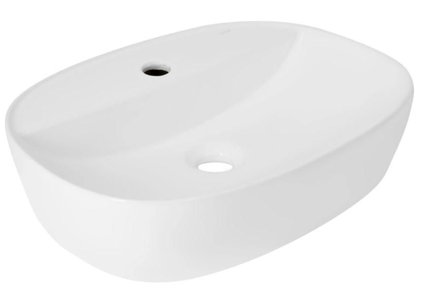Раковина накладная Qtap Scorpio 500x380x120 мм овальная без донного клапана White (QT14116533W) Раковина накладная Qtap Scorpio 500x380x120 мм овальная без донного клапана White (QT14116533W)