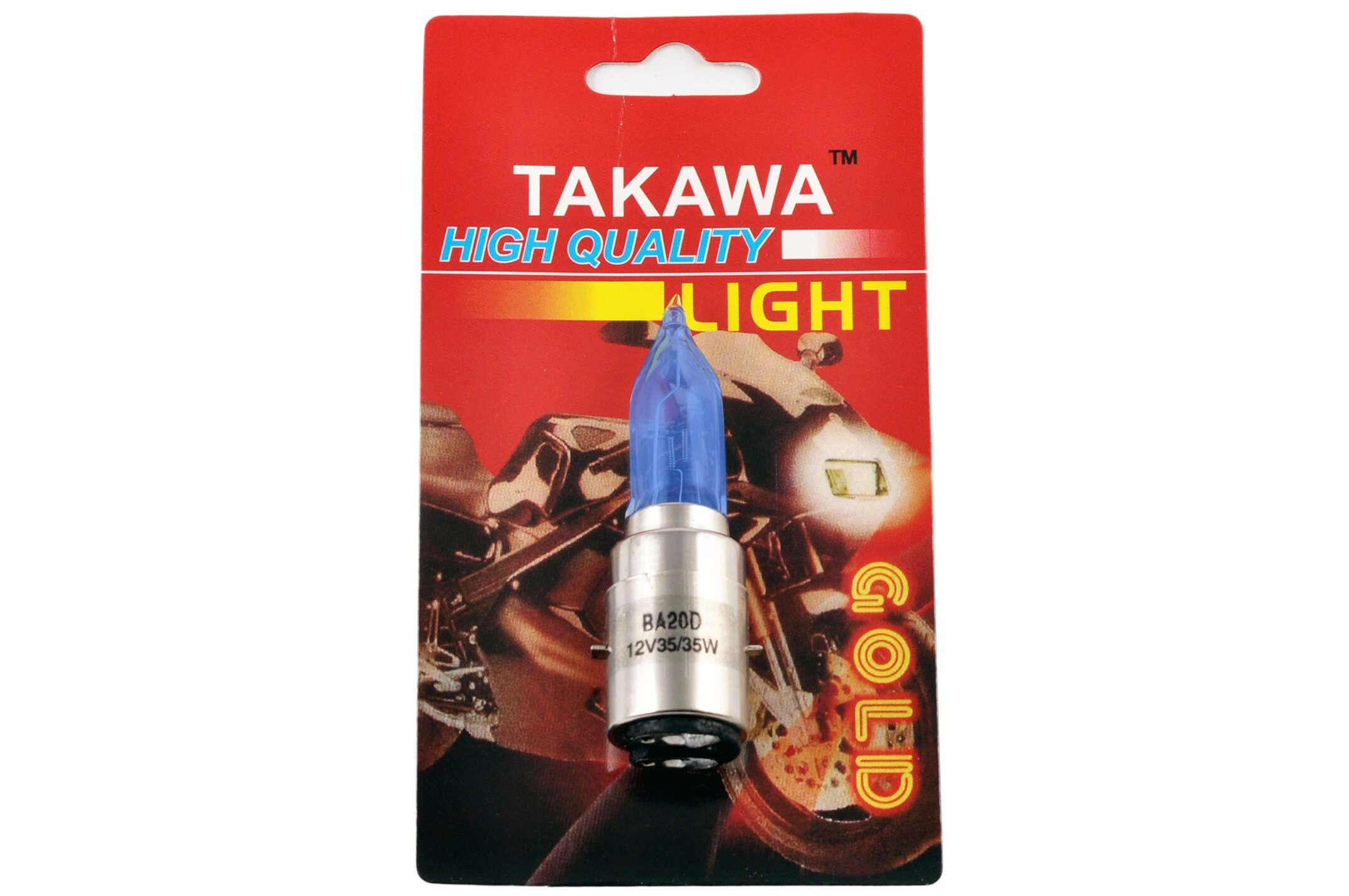 Лампа TAKAWA BA20D 2PIN 12V 35W/35W Белый (B-195)