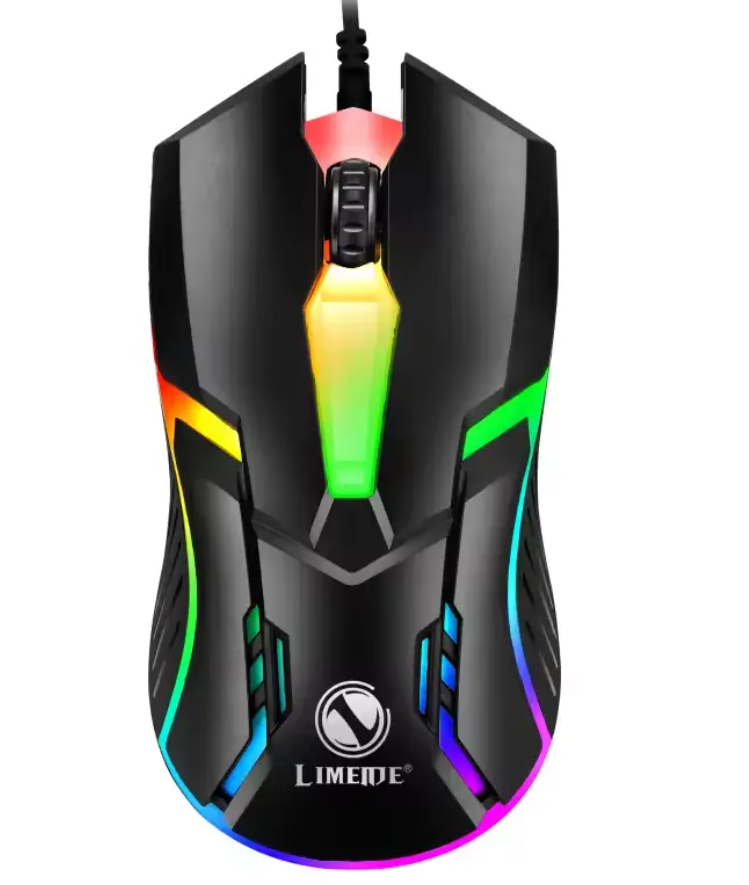 Мышь игровая проводная Limeive S1 E-Sports Black (56455552)