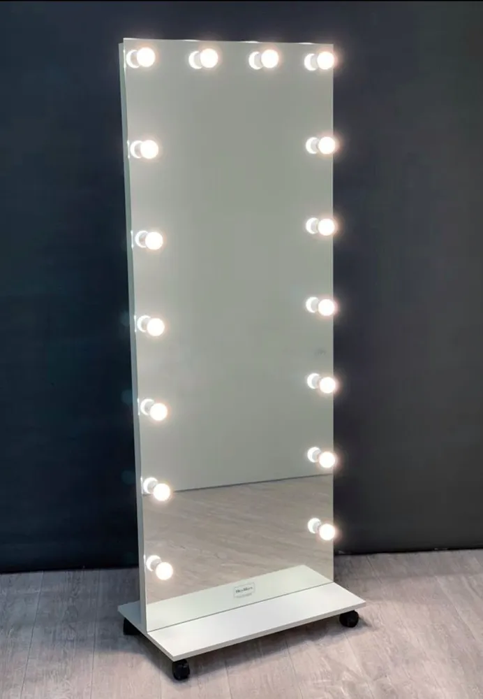 Зеркало для примерочной Miraline на ножке с подсветкой 180х85 см