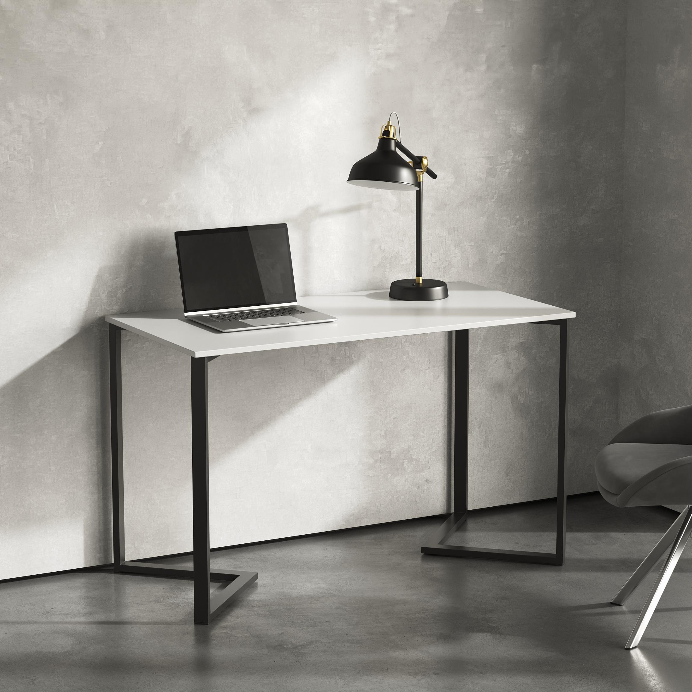 Стол письменный лофт серия 9 1200х600х16 мм Белый (24084477)