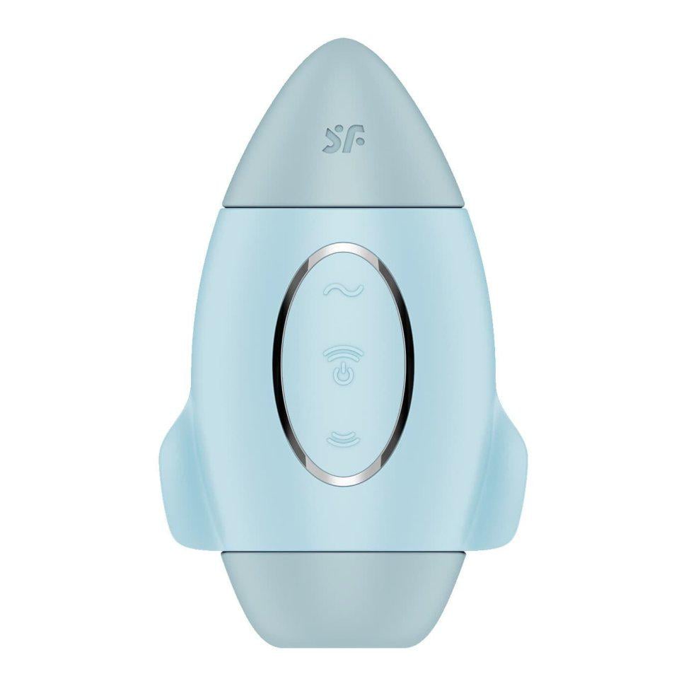 Вибратор вакуумный Satisfyer Mission Control Blue 2 мотора (38025390)