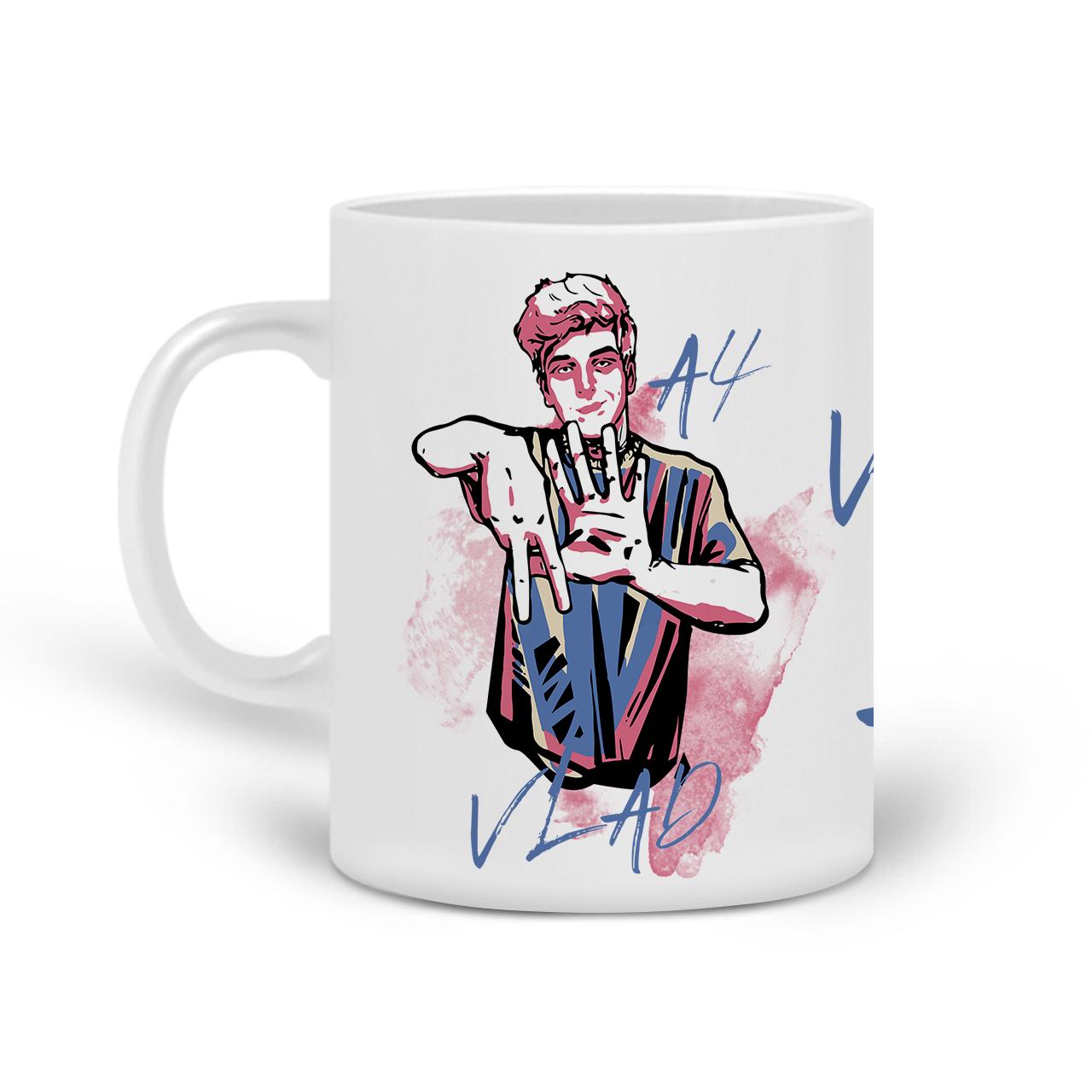 Чашка керамическая blogger Vlad A4 330 мл (20259-2621)