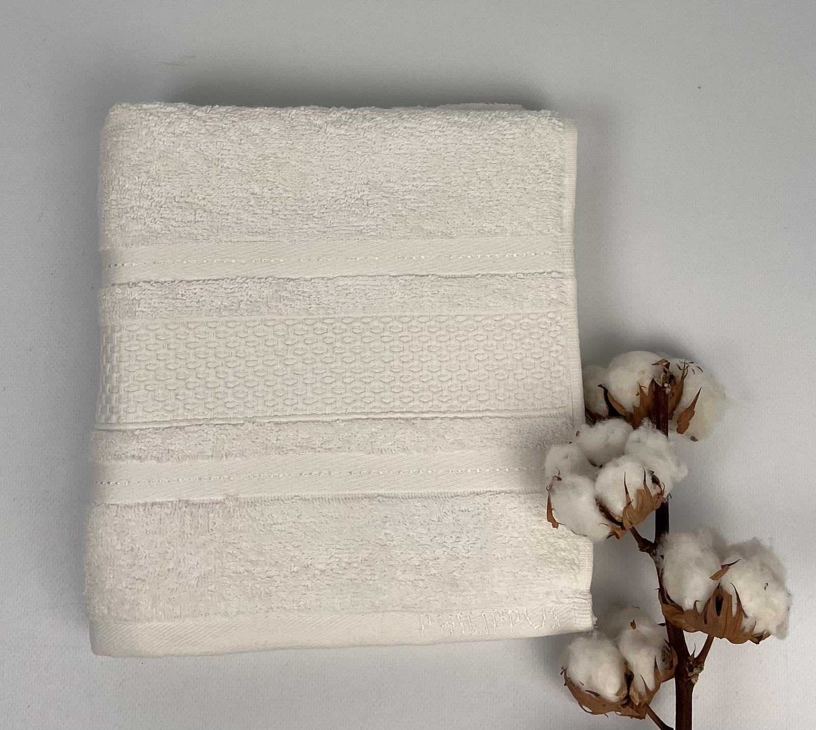 Полотенце Philippus Collesium Cotton Melissa ЕA055 50x90 см Молочный (CN31878)