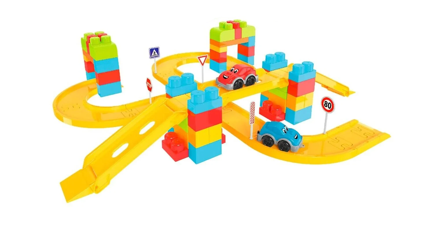 Конструктор ТехноК 8324 Автомагистраль 100 деталей 7 дорожных знаков 2 машинки (25476) Конструктор ТехноК 8324 Автомагистраль 100 деталей 7 дорожных знаков 2 машинки (25476)