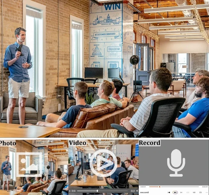 Боди-камера аккумуляторная L9 с дисплеем 1.3" датчик движения 1200 мА-час (21724925) - фото 4 Боди-камера аккумуляторная L9 с дисплеем 1.3" датчик движения 1200 мА-час (21724925) - фото 4