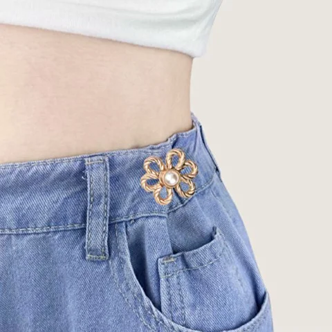 Застежка для пояса декоративная 4 шт. Золотой (J00023-1)