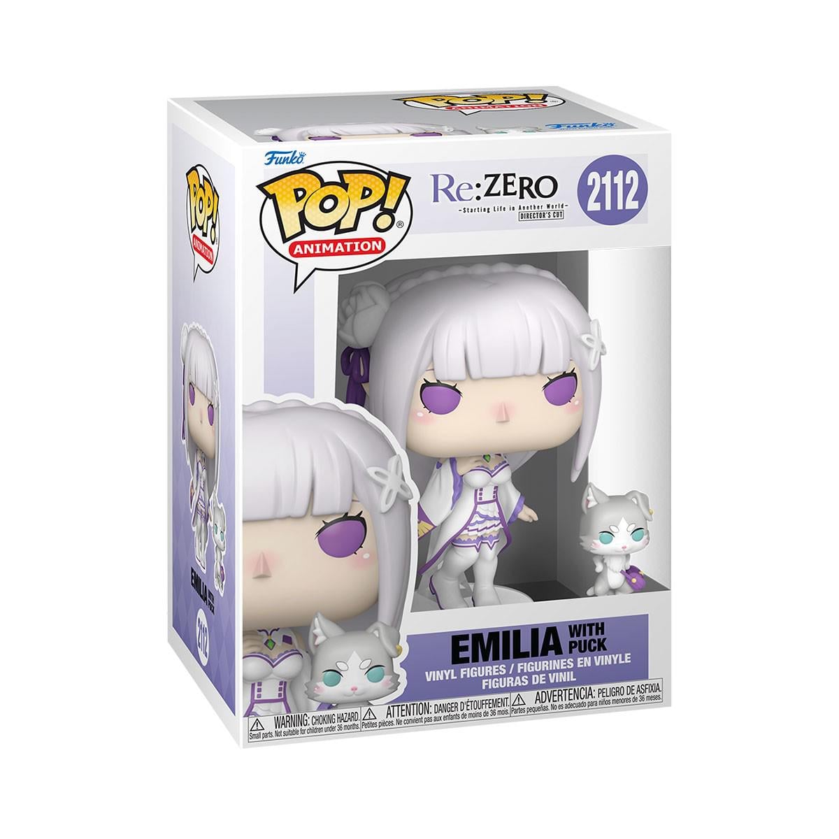 Детская игровая фигурка Funko POP Эмилия и Пак Re:ZERO (86515)