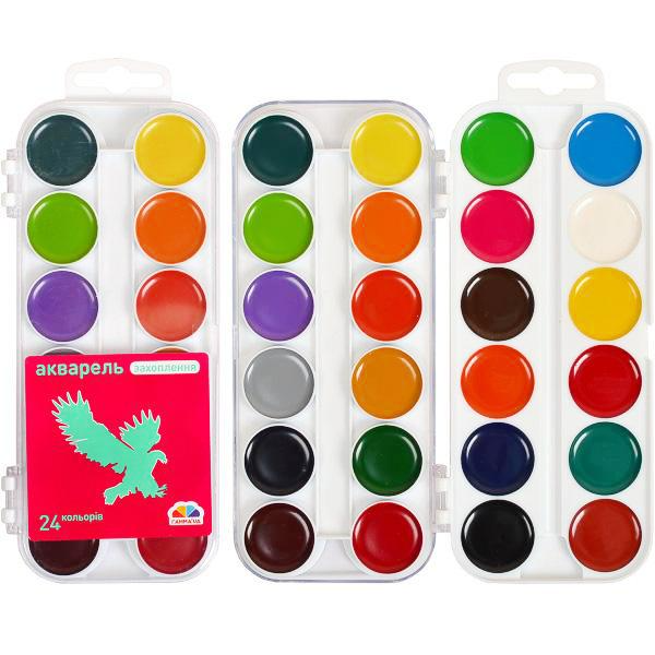 Акварельные краски медовые 24 цв. (200109 4820219211648)