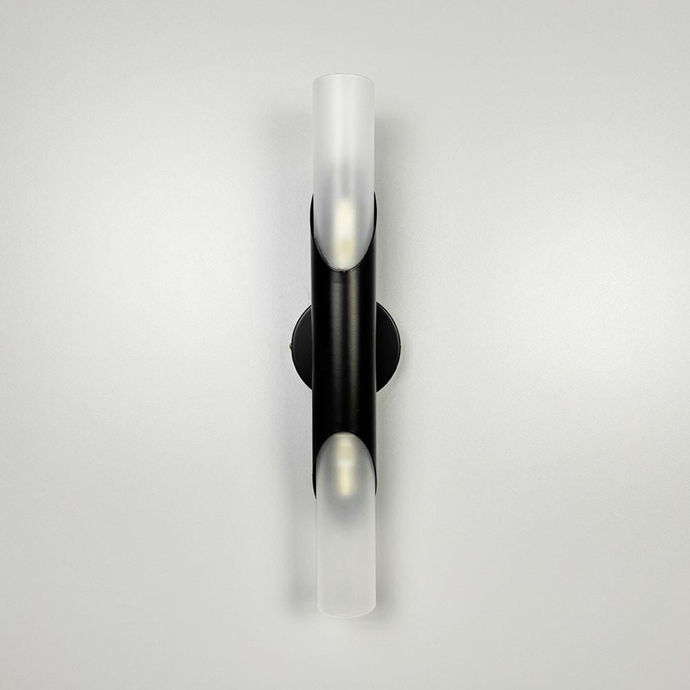 Бра с двумя плафонами 44х5,5х8 см Черный (YG 370/2 BK)