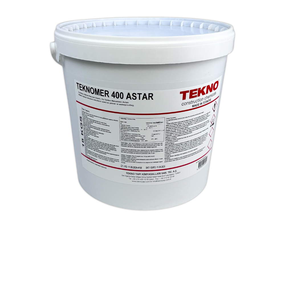 Праймер битумно-каучуковый Teknomer 400 Astar 18 кг (TM400A)
