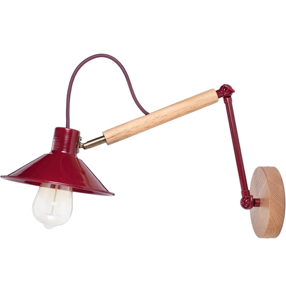 Настенный светильник Bondo без выключателя Burgundy (WL-0002100 M/BURGUND б/в) Настенный светильник Bondo без выключателя Burgundy (WL-0002100 M/BURGUND б/в)