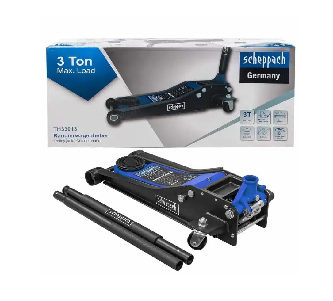 Домкрат гидравлический подкатной низкопрофильный Scheppach SCH-TH33013 75-505 мм 3 т (SCH-TH33013) Домкрат гидравлический подкатной низкопрофильный Scheppach SCH-TH33013 75-505 мм 3 т (SCH-TH33013)