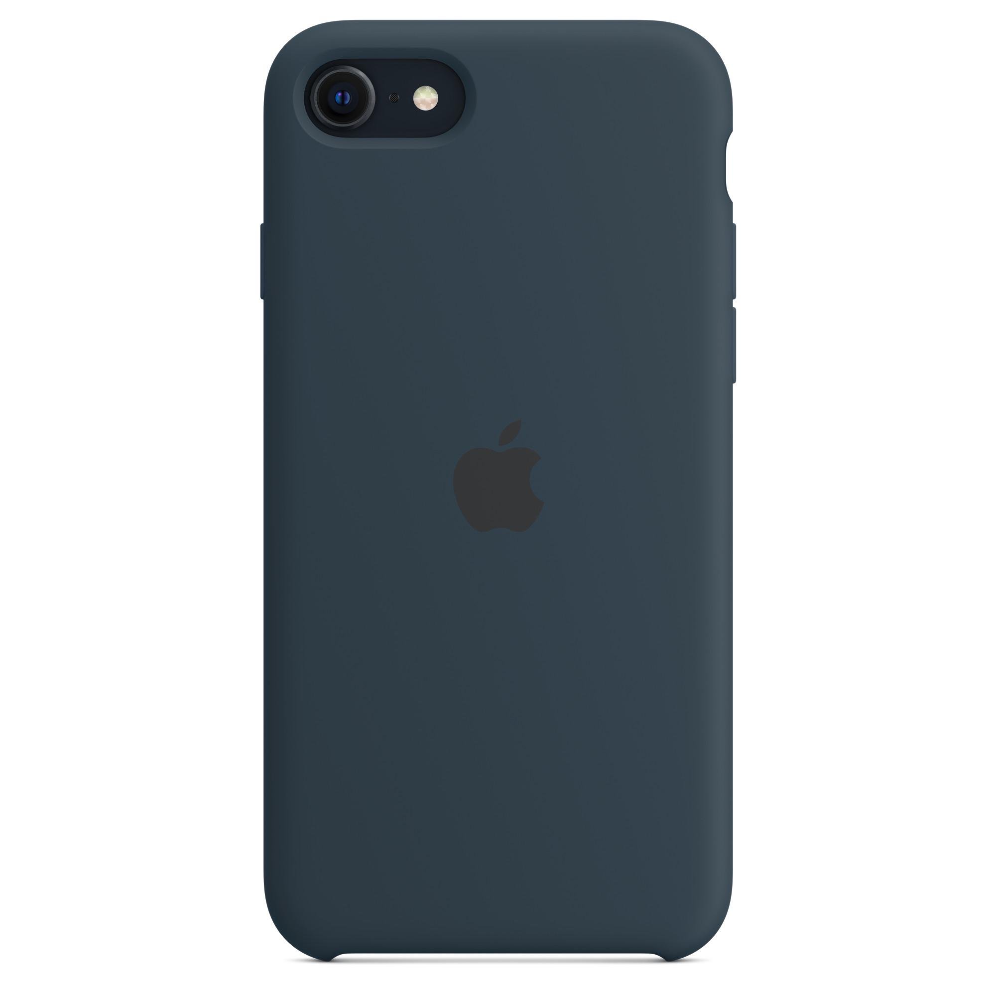 Чохол оригінальний силіконовий Silicone Case MN6F3ZM/A для Apple Iphone 7/8/SE 2020/2022 Abyss Blue (12089474) - фото 5