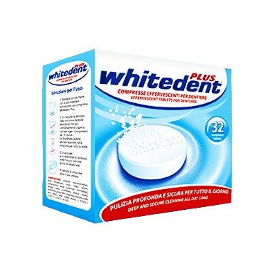 Таблетки для очистки зубных протезов ORAL-FACE Whitedent Plus 32 шт.