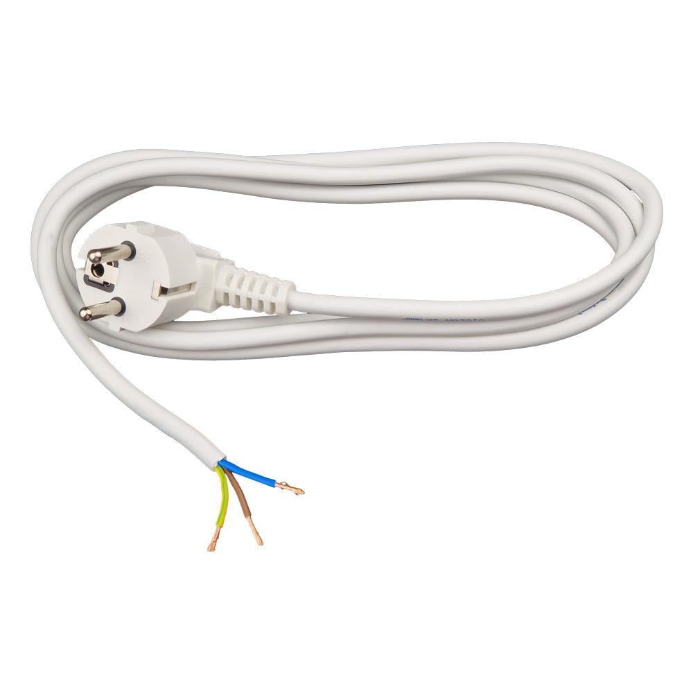 Провід мережевий PIN з вилкою і заземленням 3х1 кв. мм 2 м (800021)