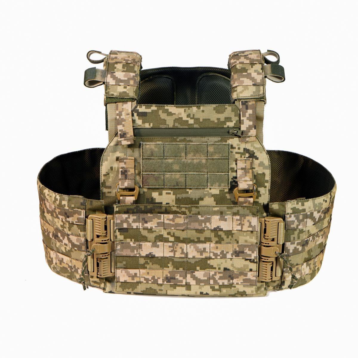 Плитоноска MOLLI NOVA PLATE CARRIER з подвійним скиданням Піксель (135)