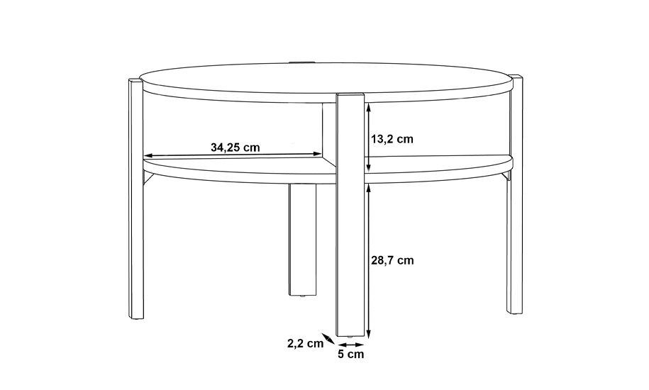 Стол журнальный Tobago Черный - фото 4 Стол журнальный Tobago Черный - фото 4