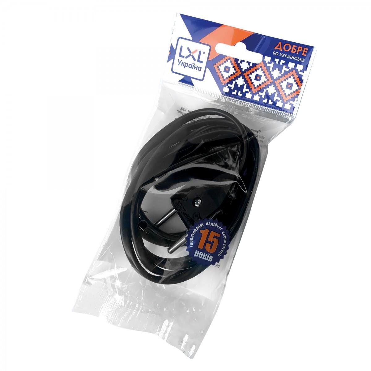 Выключатель для бра с кабелем LXL 129150BLP в упаковке Черный