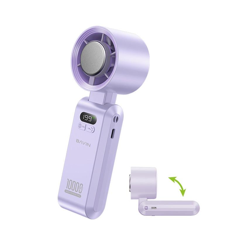 Вентилятор акумуляторний BAVIN BF-004 ICE CUBE TURBO FUN 10000RPM Violet (BF-004-VL) - фото 12