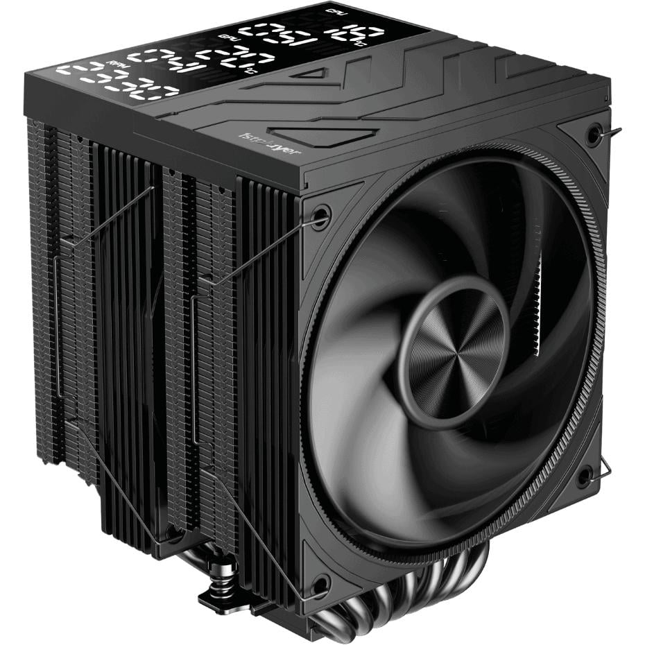 Кулер процессорный 1stPlayer FB12DS-7 270 Вт 2x120 мм 2300 об/мин Black (FB12DS-7-BK)