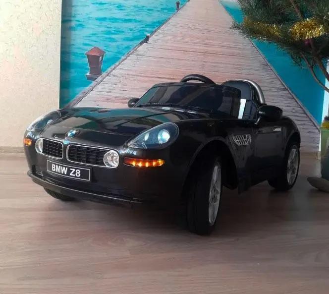 Электромобиль детский BMW Z8 JE1288 аккумуляторный с пультом 3-8 лет Черный - фото 4