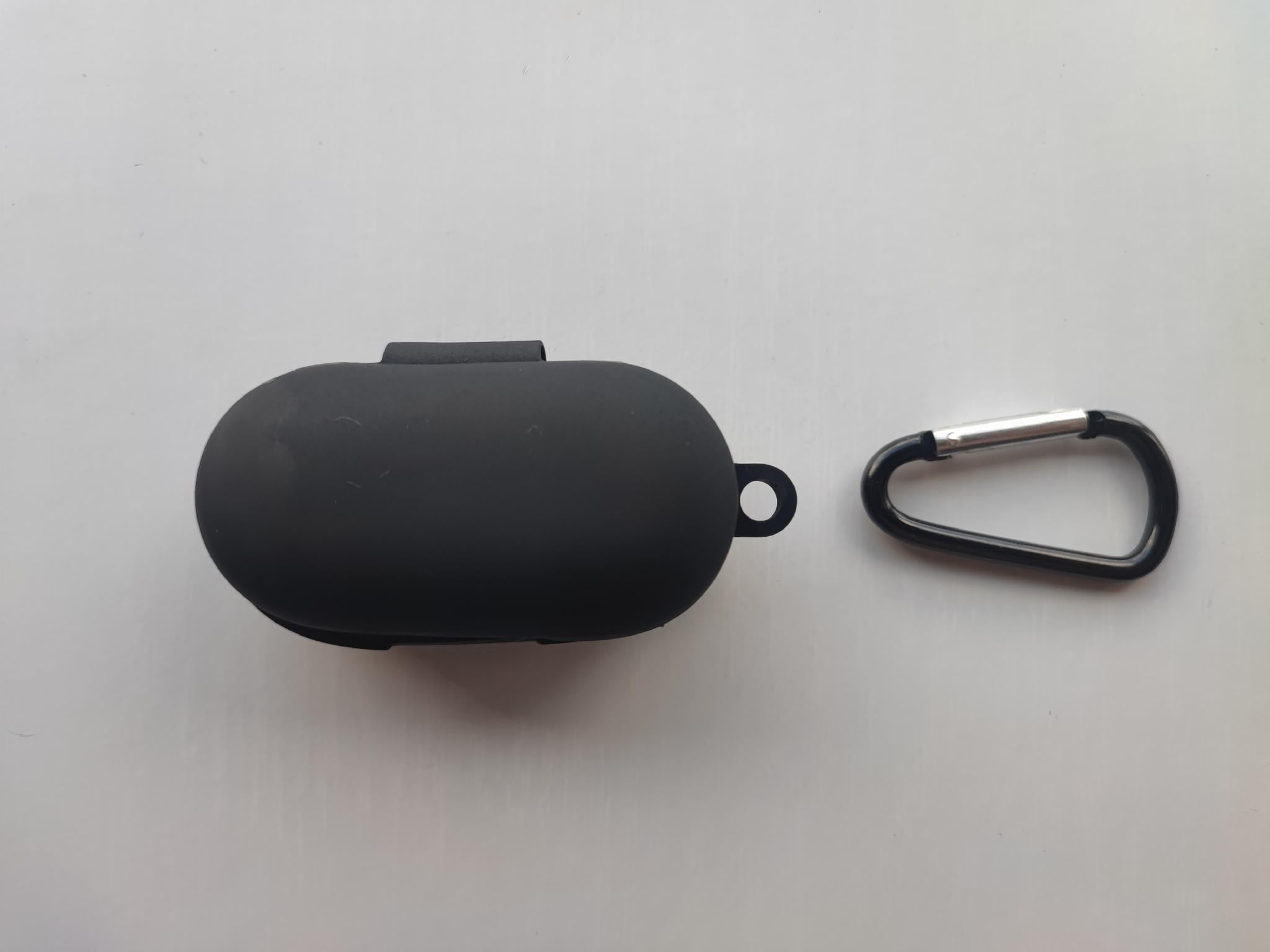 Чехол для наушников-гарнитуры Xiaomi Haylou GT1/GT1 Plus True Wireless Sports Bluetooth Headset силиконовый с фиксатором Черный (238504)