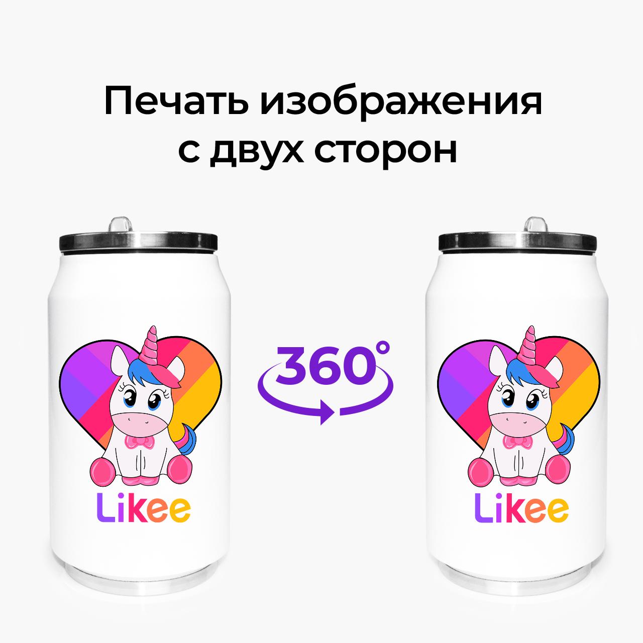 Термокружка Likee Unicorn 350 мл (31091-1594-350) - фото 7 Термокружка Likee Unicorn 350 мл (31091-1594-350) - фото 7
