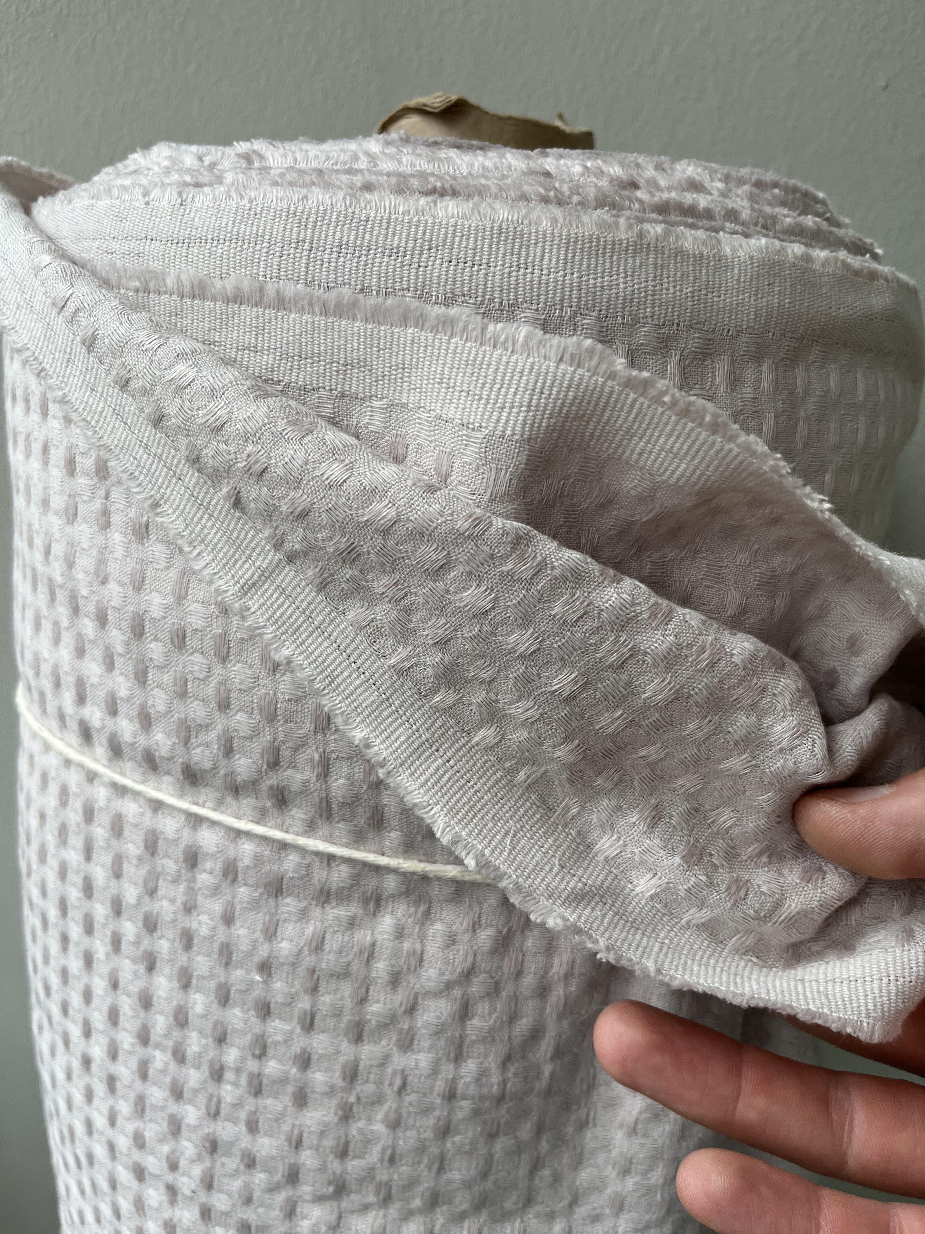 Ткань Linen Plus CRASH EFFECT 54% лен 46% хлопок 200 см Пыльно-розовый (415-320MZ)