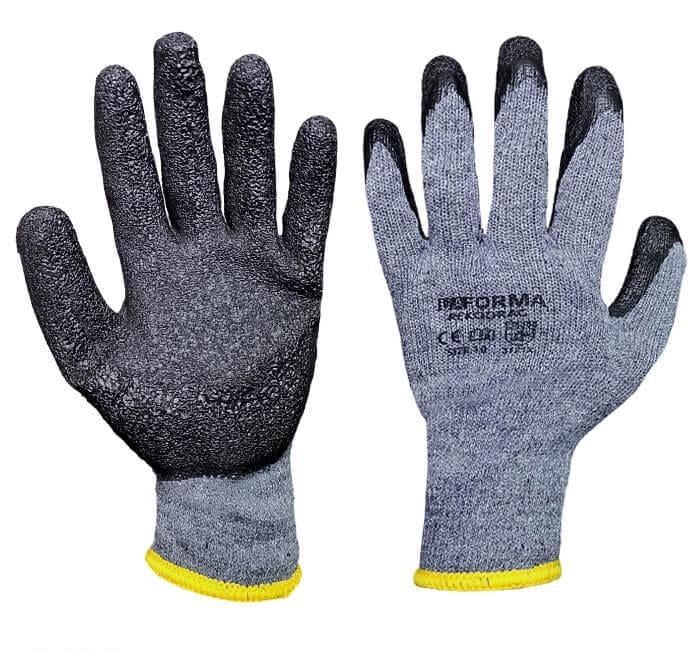 Перчатки рабочие Recodrag с вспененным латексом 24 пары (0490)