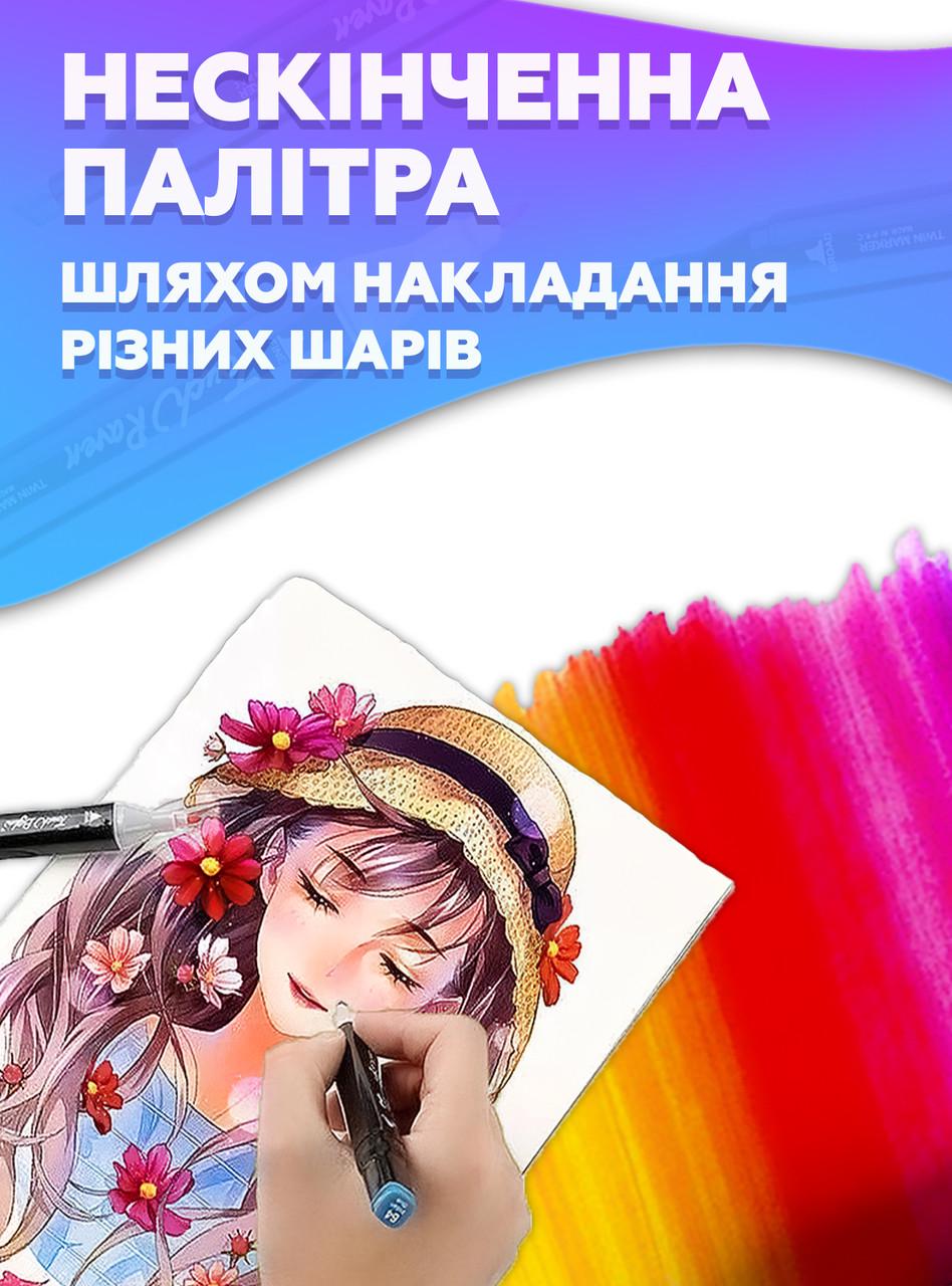 Маркери двосторонні для малювання на спиртовій основі в сумці 80 шт. (2375012886) - фото 8 Маркери двосторонні для малювання на спиртовій основі в сумці 80 шт. (2375012886) - фото 8