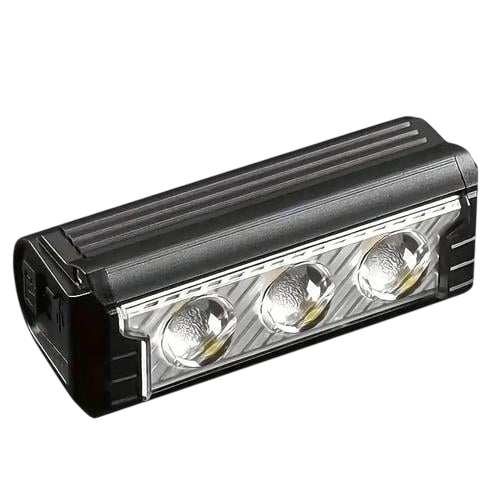 Велофара мощная FY-339B-3LED white/yellow waterproof Li-Ion аккумулятор Type-C