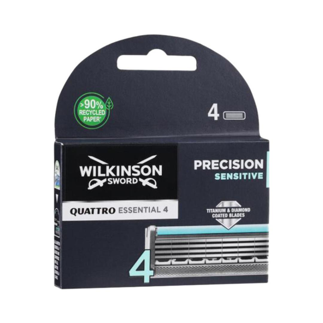 Касети для гоління Wilkinson Quattro 4 шт. (26731944) Касети для гоління Wilkinson Quattro 4 шт. (26731944)