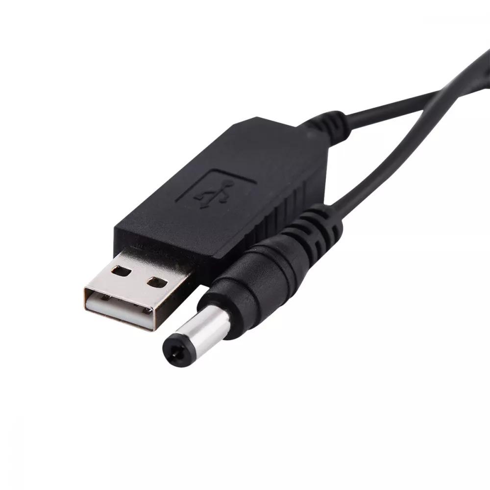 Кабель перехідник USB to DC 12V 90 см Black (73cbd106) - фото 5