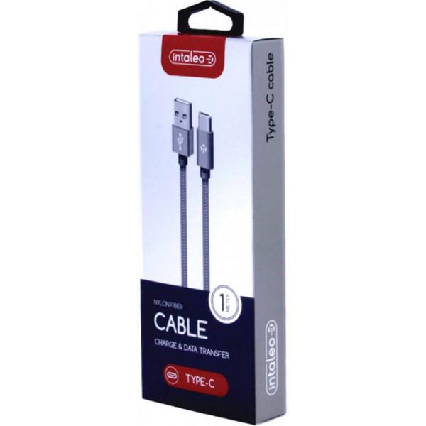 Кабель Intaleo CBGNYT1 USB-USB Type-C 2м Grey (1283126489136) - фото 2