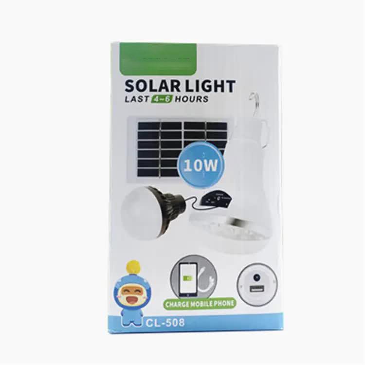 Лампа світлодіодна акумуляторна VHG CL-508 із сонячною панеллю Led Solar Emergency Bulb 10 Вт 5600 K 6 В - фото 6