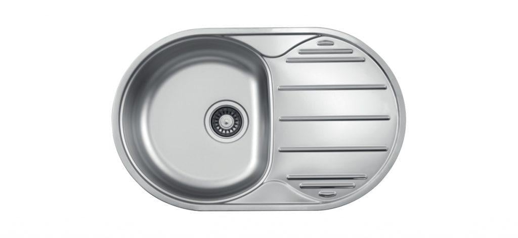 Мойка кухонная Ukinox ELP 780.500 GT 7K полированная