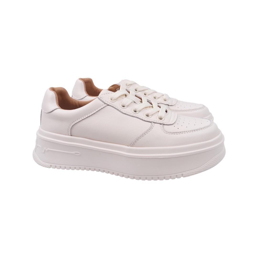 Кеды женские Farinni из кожи р. 40 Молочный (186-21DTC)