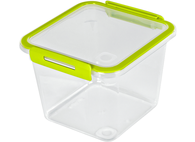 Емкость для морозильной камеры Rotho Memory вакуумная 1,6 л Прозрачный с салатовым (RTH-11266)