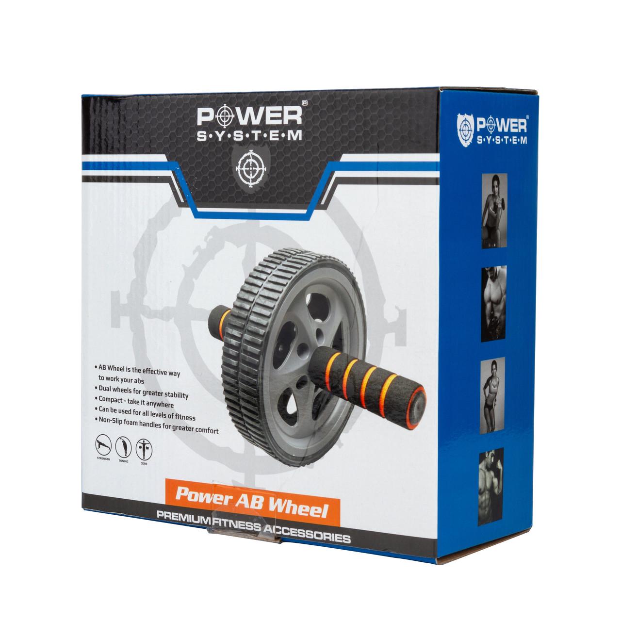 Колесо для пресса Power System PS-4006 Power Ab Wheel Grey/Black - фото 4