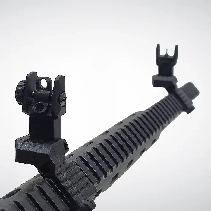 Мушка и целик DLG Tactical DLG-185 45° высокие складные на планку Picatinny (245541) - фото 8 Мушка и целик DLG Tactical DLG-185 45° высокие складные на планку Picatinny (245541) - фото 8