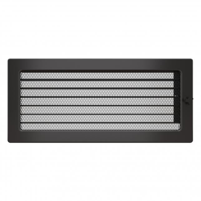 Решетка каминна SAVEN с жалюзи 17х37 Графитовый (9331909)