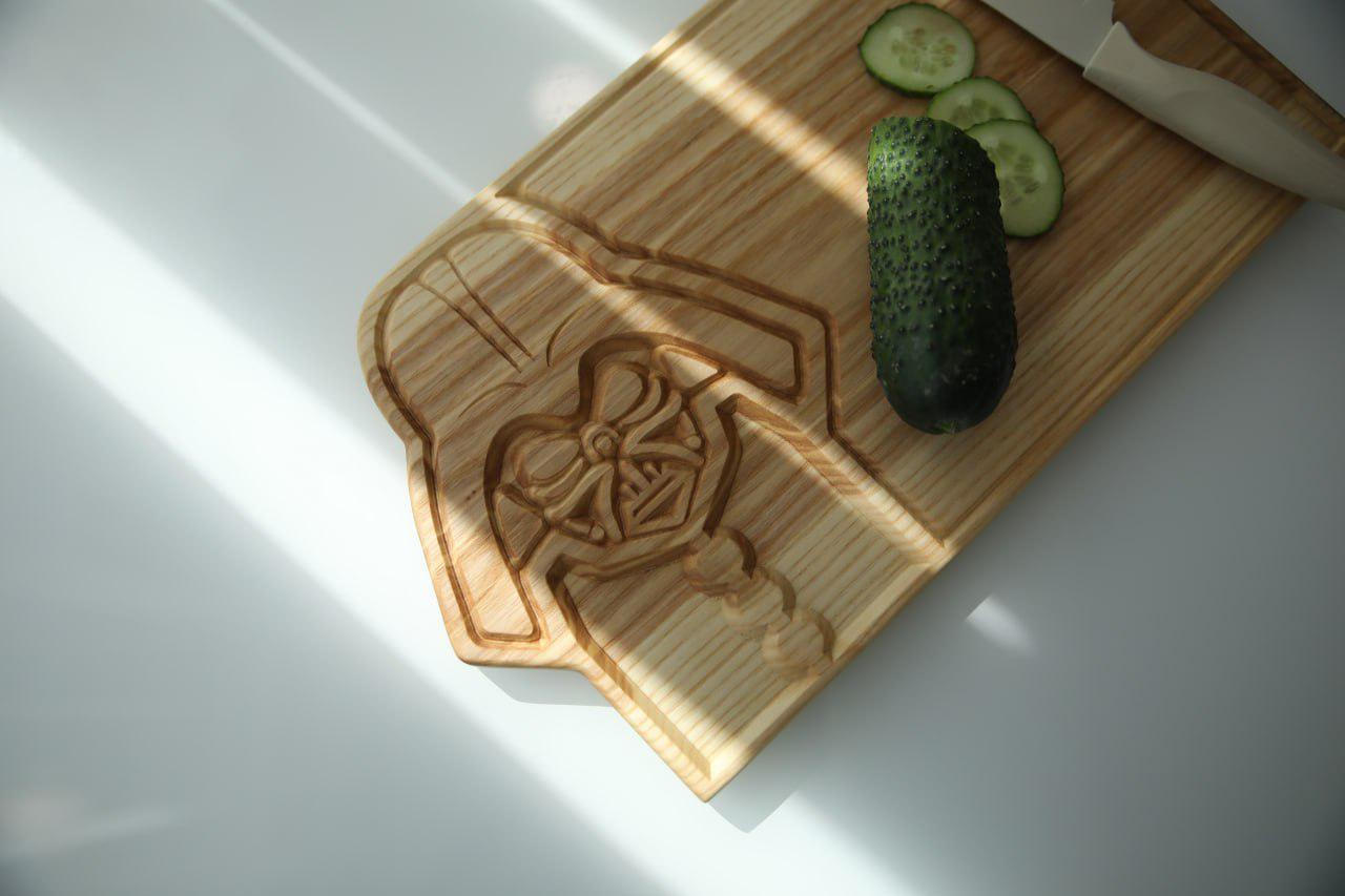 Деревянная доска Дарт Вейдер Дуб 35х20х2 см (WDK-41.2) - фото 7 Деревянная доска Дарт Вейдер Дуб 35х20х2 см (WDK-41.2) - фото 7