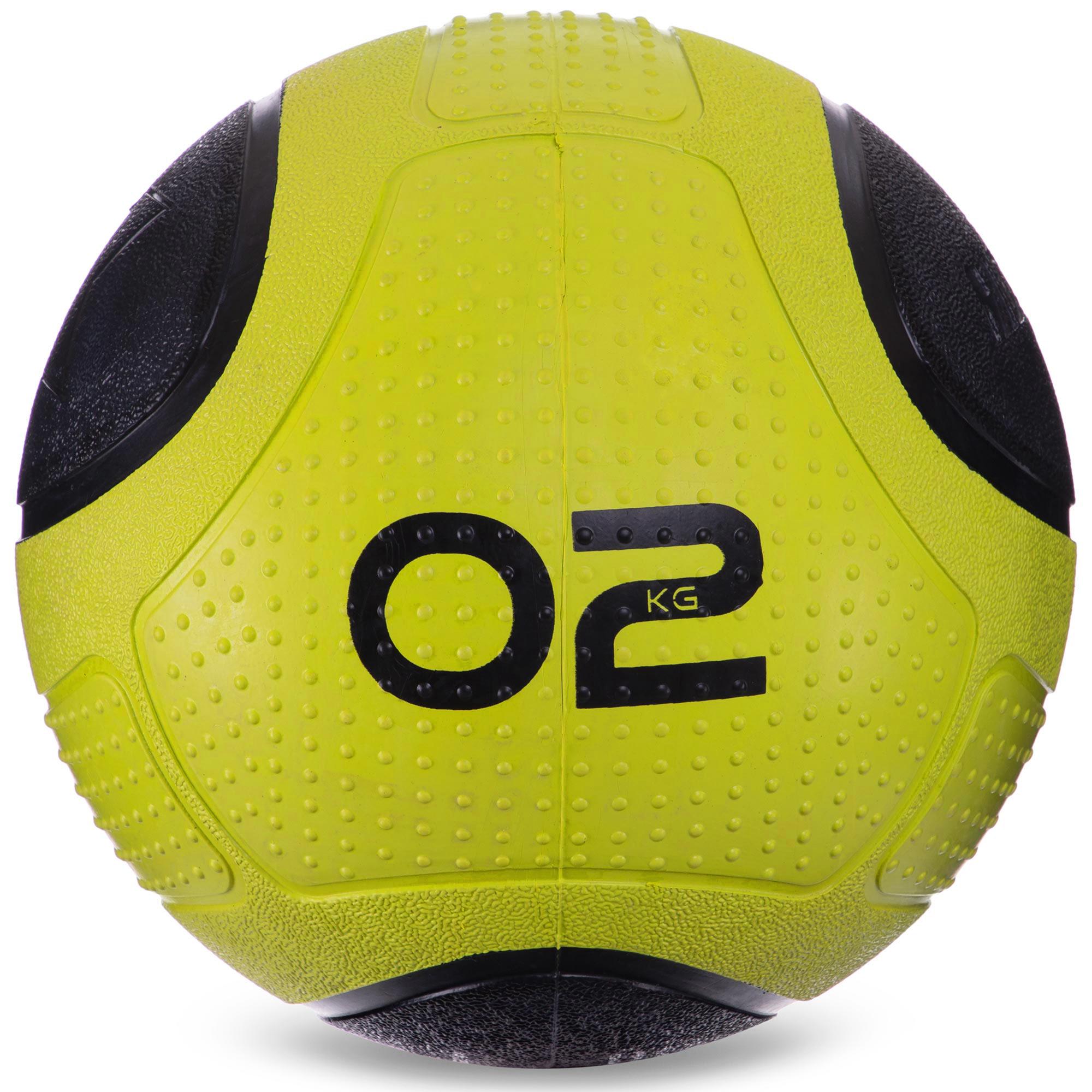 Мяч медицинский медбол Zelart Medicine Ball FI-2620-2 2кг Зеленый / Черный (DR003461) - фото 1