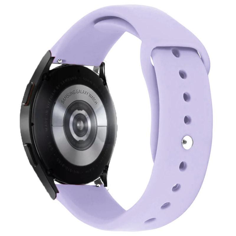 Ремінець силіконовий Sport для Smart Watch 20 мм Бузковий/Dasheen (00000068670_25)