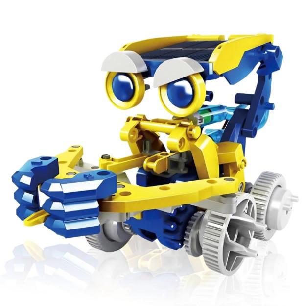 Конструктор робот Solar Robot 11 в 1 интерактивная игрушка на солнечных батареях (17019)