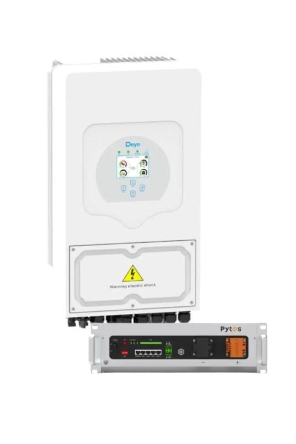 Комплект автономного энергоснабжения Deye 5 кВт и Pytes V5 5,12 кВт-ч SUN-5K-SG05LP1-EU и Pytes V5 низковольтный (Deye5kW_Pytes5.12kWh)