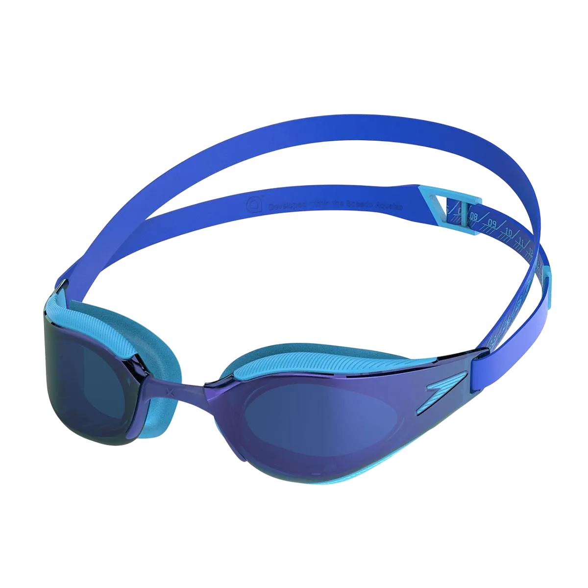 Очки для плавания детские Speedo Junior Fastskin Hyper Elite Mirrored Goggles Синий (8-12818F976)