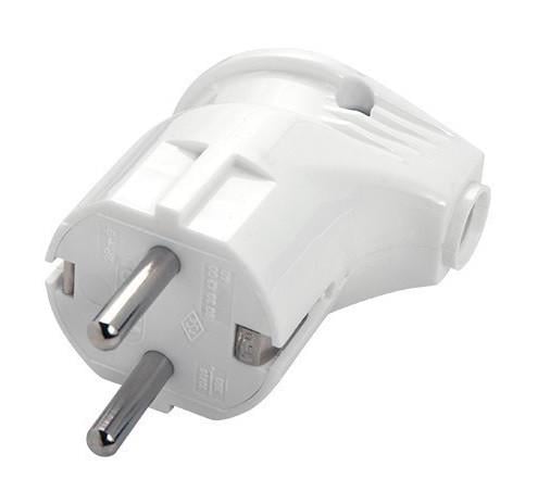 Вилка Viko угловая штепсельная с заземлением (21673-е)